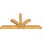 Ekena Millwork Richland Rough Sawn Timber Gable Bracket, Western Red Cedar, 96"W x 48"H x 6"D x 6"F, 12/12 Pitch GBW096X48X0606RIC00RWR - alternate 2